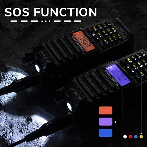 Miniatura 4 de Baofeng Radio UV-9G GMRS (paquete de 2), radios bidireccionales impermeables IP67, de largo alcance, recargable con cable de programación y antenas