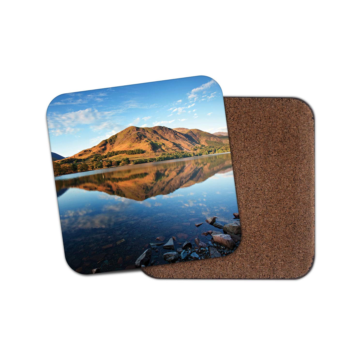 Destinationvinyl Multicolor 1 X Buttermere Lake District Coaster - Cumbria England Uk Britain #8929