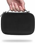 Linkidea Console de jeu portable Case de transport compatible avec RG353V / RG353VS / RG35XX / GPi2, Rétro Voyages de protection Mini Boîte de jeu pour câble de recharge, batteries et accessoires
