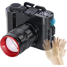 5 Modes Camera-Style LED Headlamp, Telescopic & Adjustable Light Head, 4-Color LED Beads, Super Bright Hands-Free Headlight for Camping, Hiking, Repair, Outdoor Work & Emergency Use