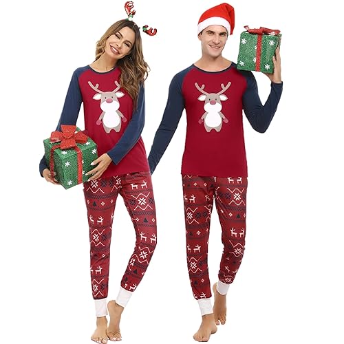 Immagine del prodotto Litherday Pigiama Natalizio Pigiami Natalizi Uomo Pigiama Natalizio Donna Pigiama