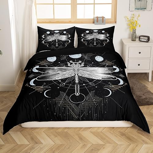 Miniatura 51 de Erosebridal Juego de cama de flores hippie, decoración de cumpleaños, funda de edredón, lindo juego de ropa de cama floral arcoíris para niñas y