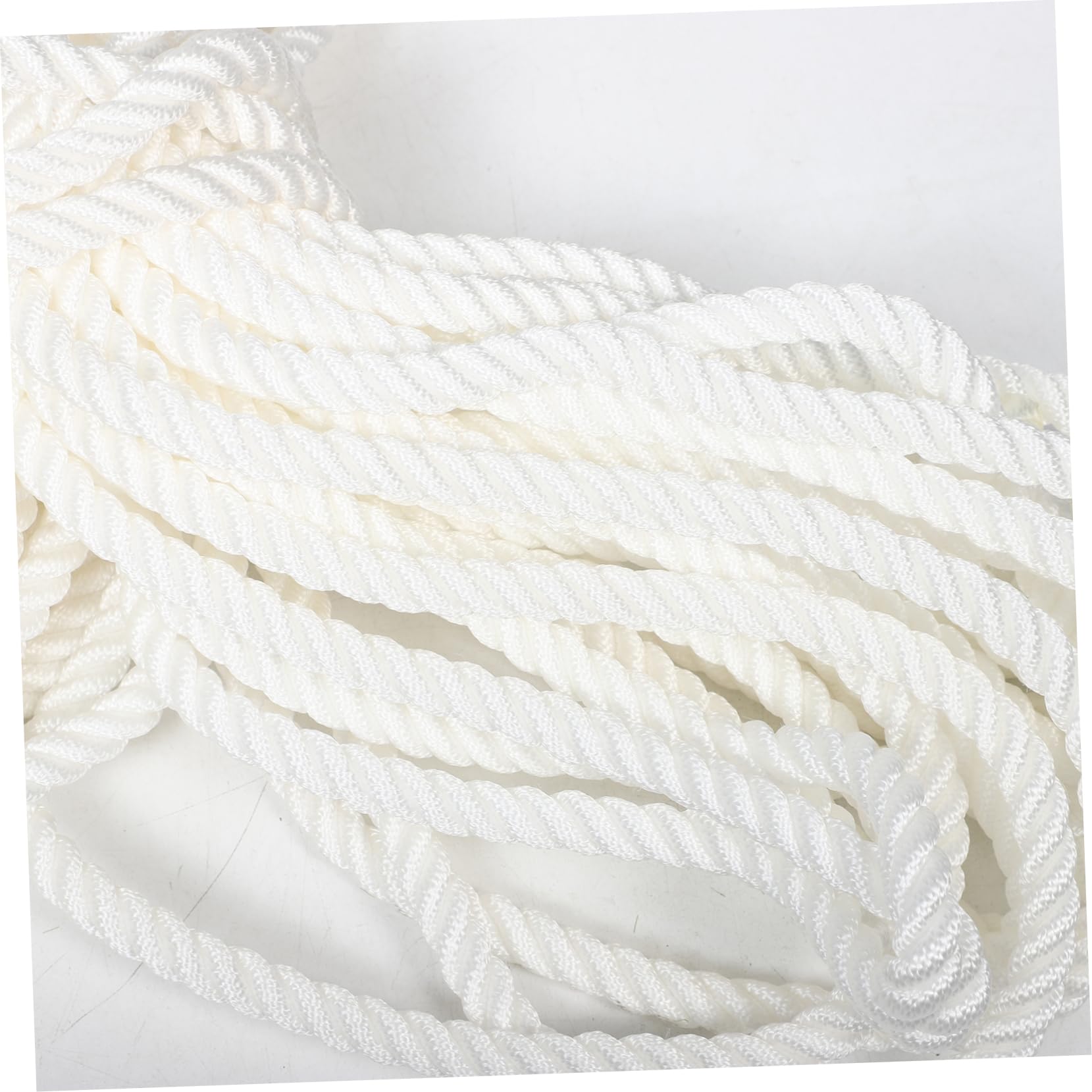 Weiße Nylon Bootsanlegeleine 12mm für Boote und Schiffe | 1 Rolle, Geflochtenes Seil in Marinequalität, für Docking und Ankerung, Passend für Maritime Einsätze