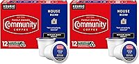Vista 65 de Community Coffee Coffee & Chicory - 12 cápsulas de café, tostado medio oscuro, compatible con cafeteras Keurig 2.0 K-Cup, 12 unidades (paquete de 1)