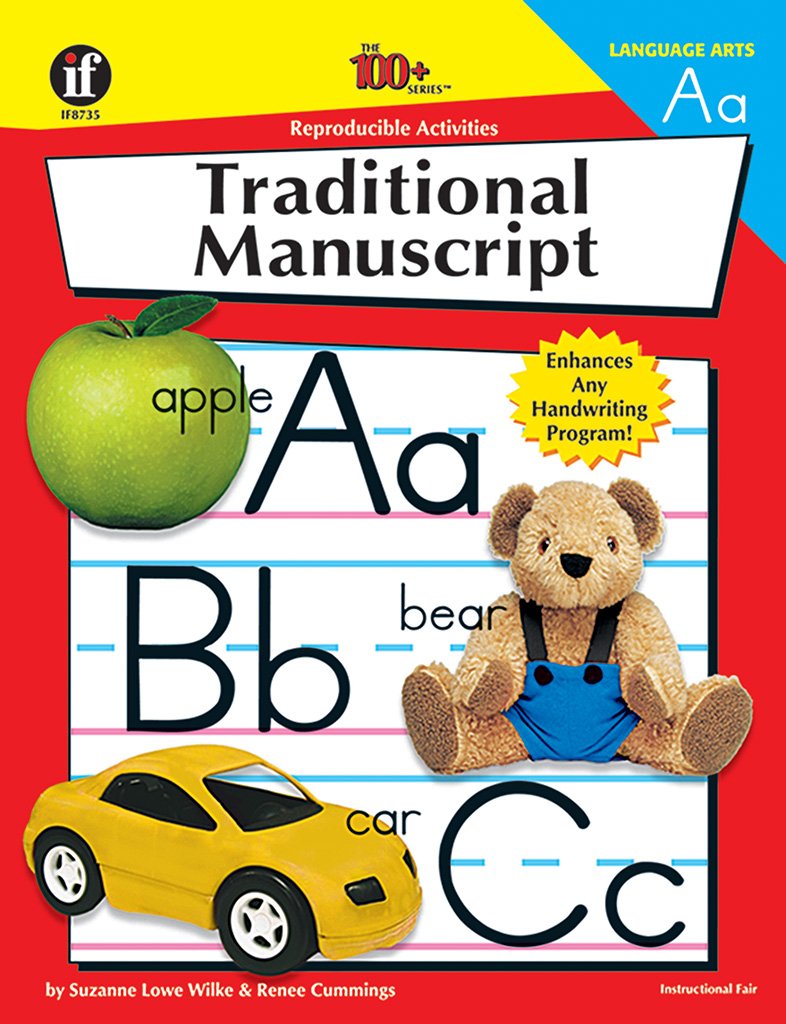 Traditional Manuscript, Grades K - 6 (The 100+ Series )