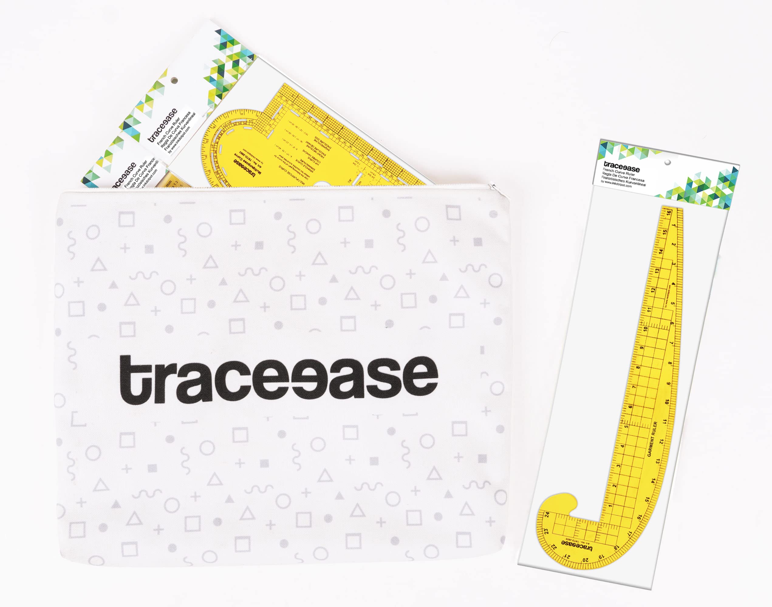 Traceease Strumenti Di Cucito In Plastica Metrica Francese Strumenti Metrici A Forma Di Curva A Forma Di Designer E Sarti Sottoscrizione Righello Set Set Di Righelli Sartoriale- Lotto Di 10 Pz