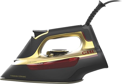 Amazon Com Chi Steam Iron For Clothes With Titanium Infused Ceramic Soleplate 1700 Watts Xl 10 Cord 3 Way Auto Shutoff Professional Grade Gold Home Kitchen Amazon Com Chi Steam Iron For Clothes With Titanium Infused Ceramic Soleplate 1700 Watts Xl 10 Cord 3 Way Auto Shutoff Professional Grade Gold Home Kitchen