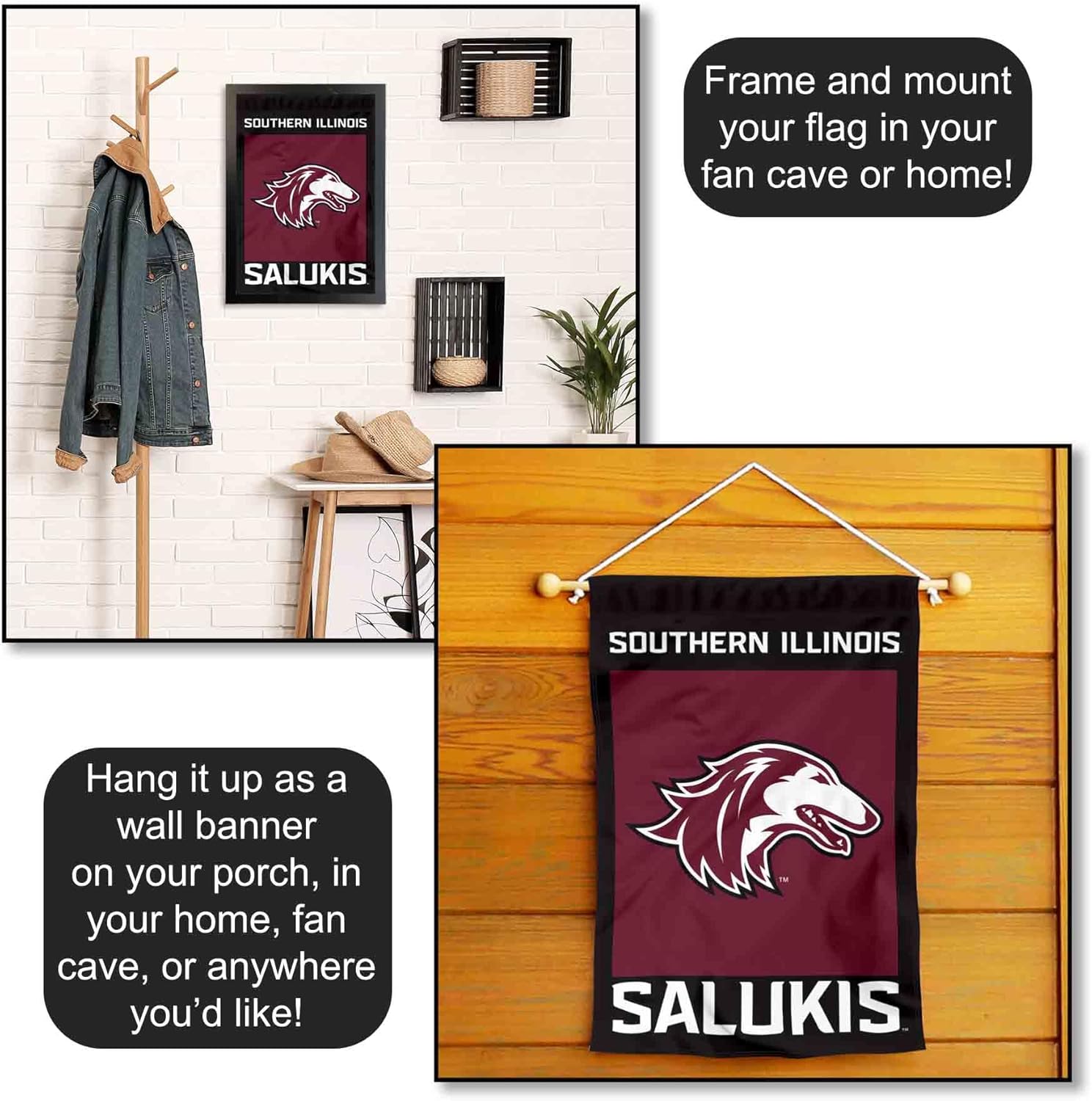 Southern Illinois Salukies Garden Banner Flag