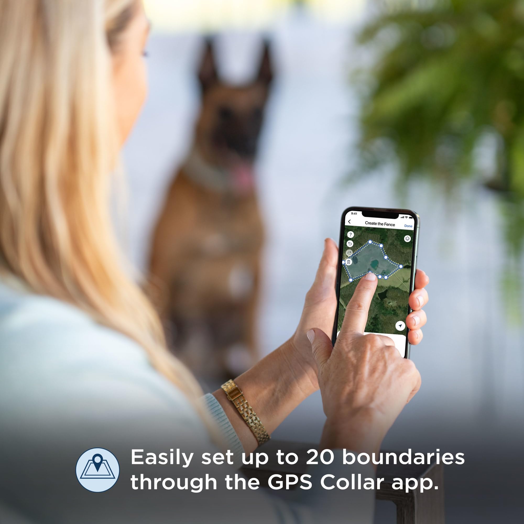 PetSafe Invisible Fence GPS Dog Fence & Tracking Collar Bundle - Wireless GPS Tracker Collar with Red Training Flags & Treat Bag - Waterproof - Medium & Large Dogs - 1 Year Subscription Included - image 3