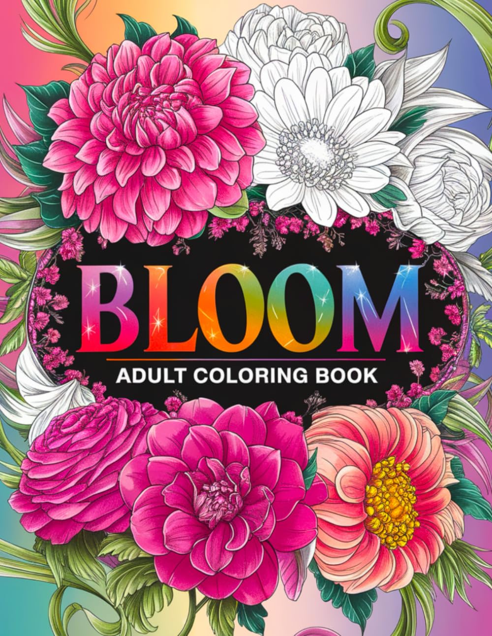 Bloom Adult Coloring Book: 200 Bold and Beautiful Designs for Relaxation, Mindful Coloring & Creative Stress Relief