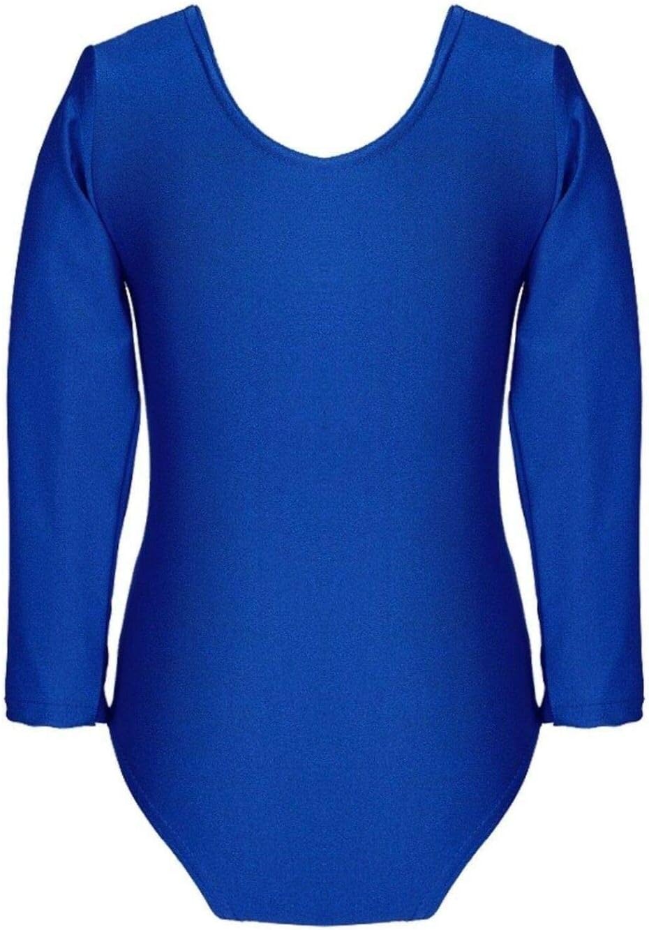 Loxdonz Girls Leotard Basic Long Sleeve Ballet Dance Leotard Kids Stretch Gymnastics Bodysuit Top - Image 2