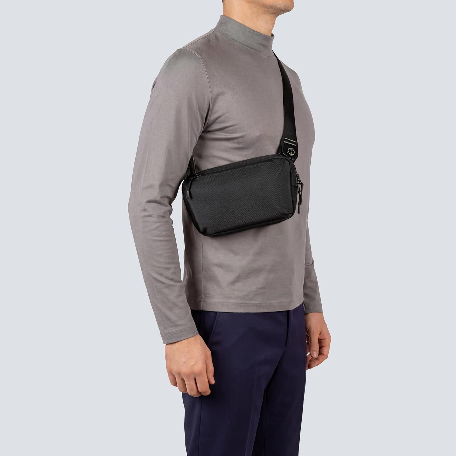 Urban Core Sling Bag — Premium Minimalist EDC Crossbody with Titanium Hardware - Image 7
