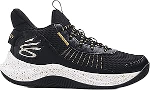 Under Armour Men's Curry 3Z7 Basketball Shoes 3026622 (Black/Metallic Gold - 001, US Footwear Size System, Adult, Men, Numeric, Medium, 11.5)