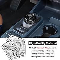 Vista 3 de Cubierta de anillo de botón de palanca de cambios de automóvil compatible con Ford Maverick 2022-2024, cubierta de anillo para palanca de cambios