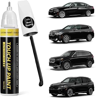 (Black Sapphire (475) Car Touch Up Paint for BMW,Car Paint Scratch Repair Kit,2 in 1 Premium Scratch Remover Pen with Exact Color-Matched