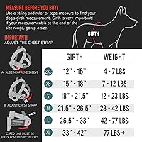 Vista 5 de Arnés ajustable para perro de EzyDog, S, Anaranjado