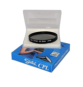 Stela Filter RI-PRO1 CPL 52mm Circular polariser CPL Filter Compatible with Nikon D3000 AF-S 18-55mm VR Kit Lens