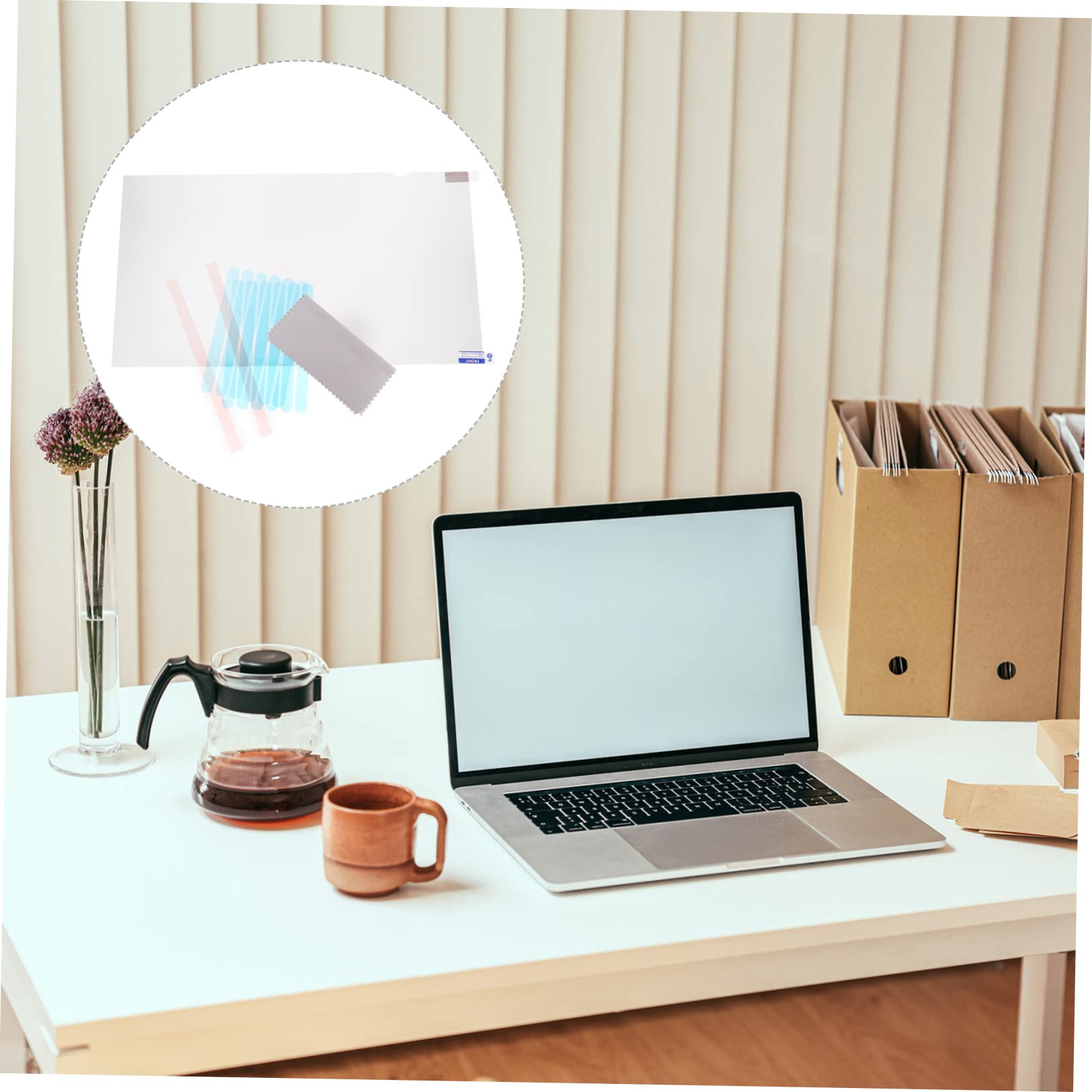 Operitacx 2 Pellicole Protettive Anti-Sbirciatina Per Laptop Schermo Per Computer Protezione Oscurante Per La Privacy Forniture Per Notebook Pellicola Anti-Sbirciatina The Pet