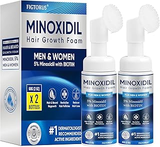 5% Minoxidil Foam, Minoxidil for Men Foam, Minoxidil for Women Hair Growth, Minoxidil for Men and Women. (4 Ounce)