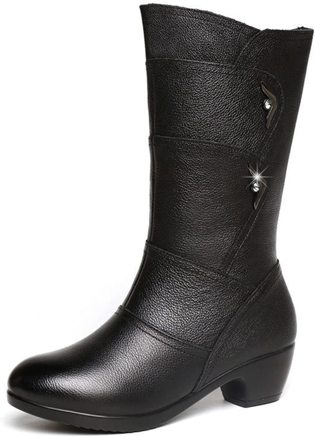 [QIAGE] 冬 スノーブーツ レディース 裏ボア スノーシューズ 防水 防水 防寒 アウトドアシューズ ウォーキングシューズ 雪