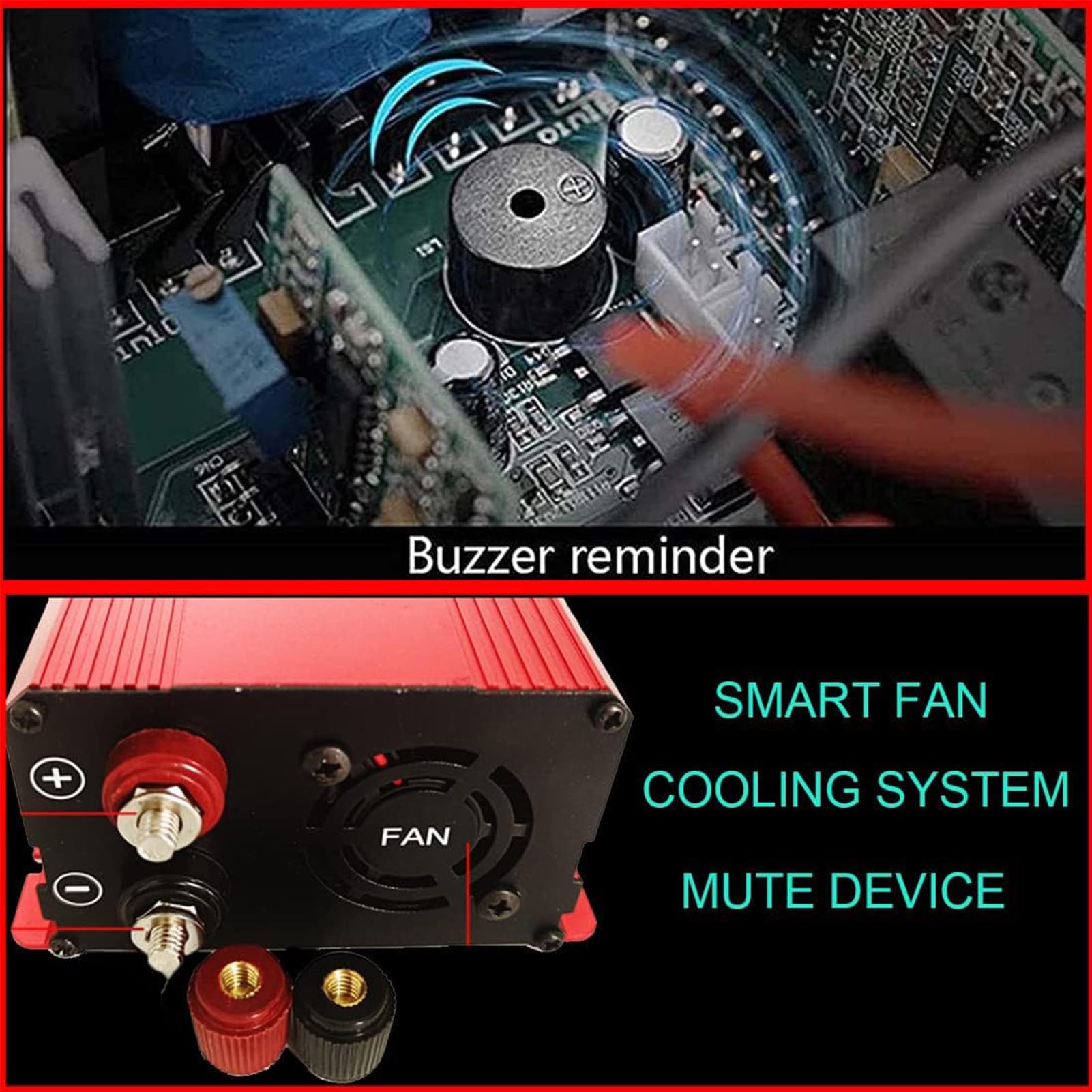1500 W (moc szczytowa 3000 W) Czysta fala sinusoidalna Przetwornica napięcia DC 12 V 24 V do 110 V 120 V 230 V Przetwornica napięcia AC do samochodu i na kemping, 12 V do 230 V