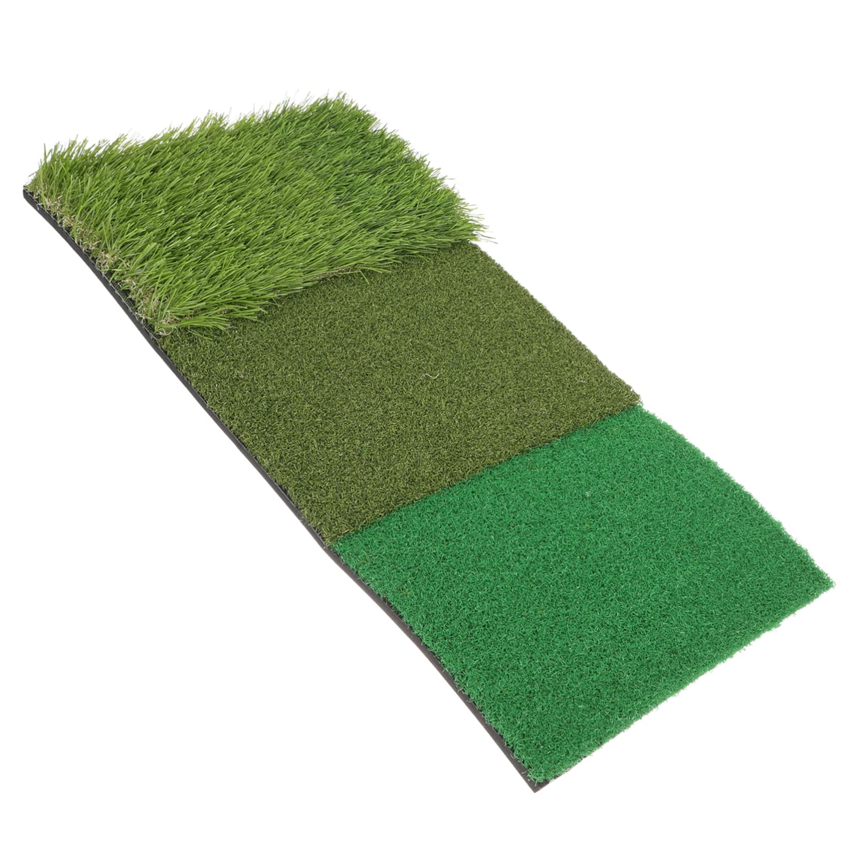 GOOHOCHY Golfs Training Mat 3-in-1 Practice Net Realistic Turf Portable Home Golf Swing Mat