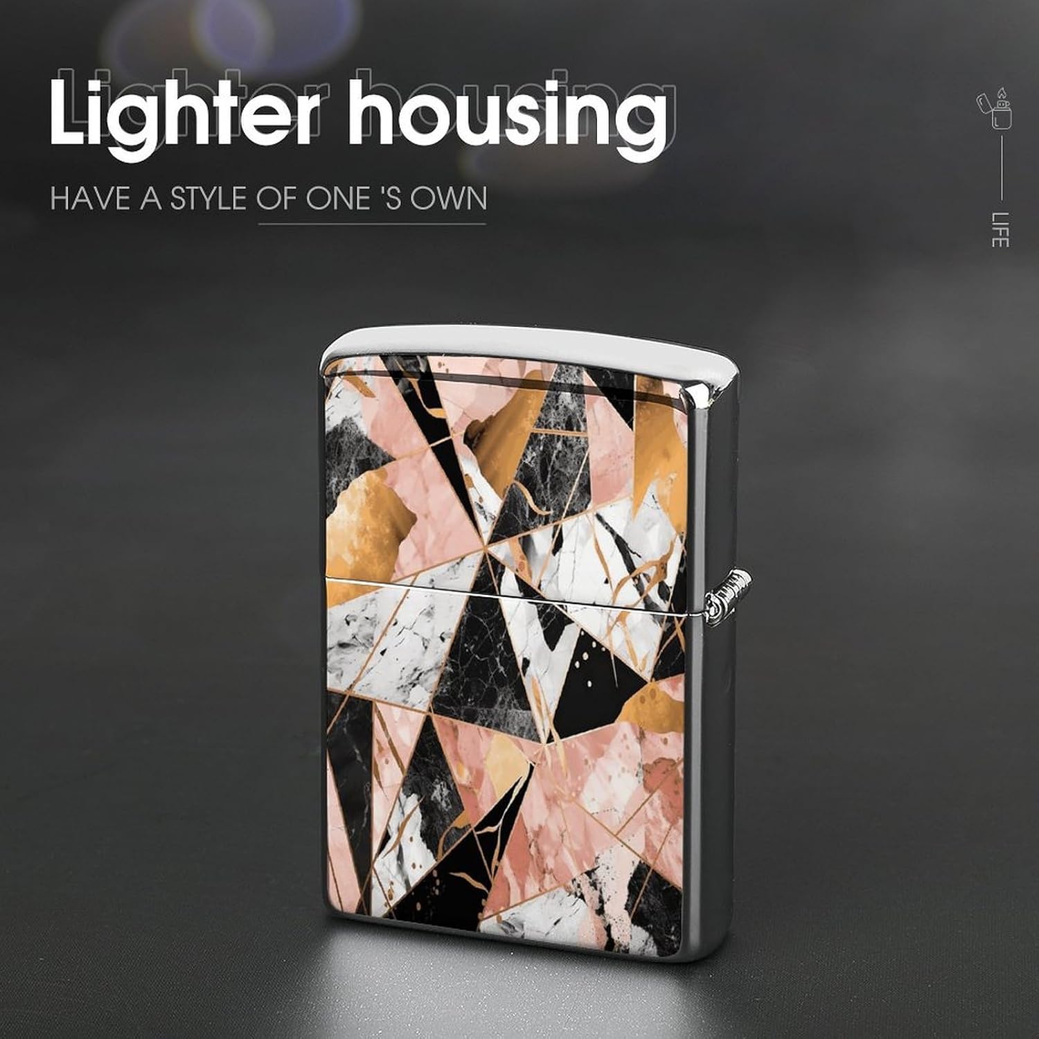Marble Pattern Lighter Case Cover Holder Lighter Sleeve