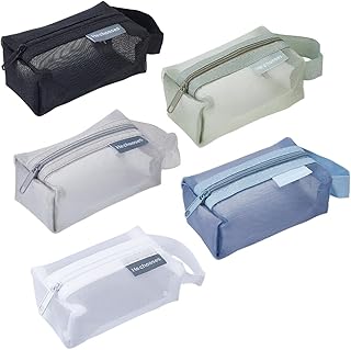 GORGECRAFT 5 Colors Portable Square Mesh Stor...