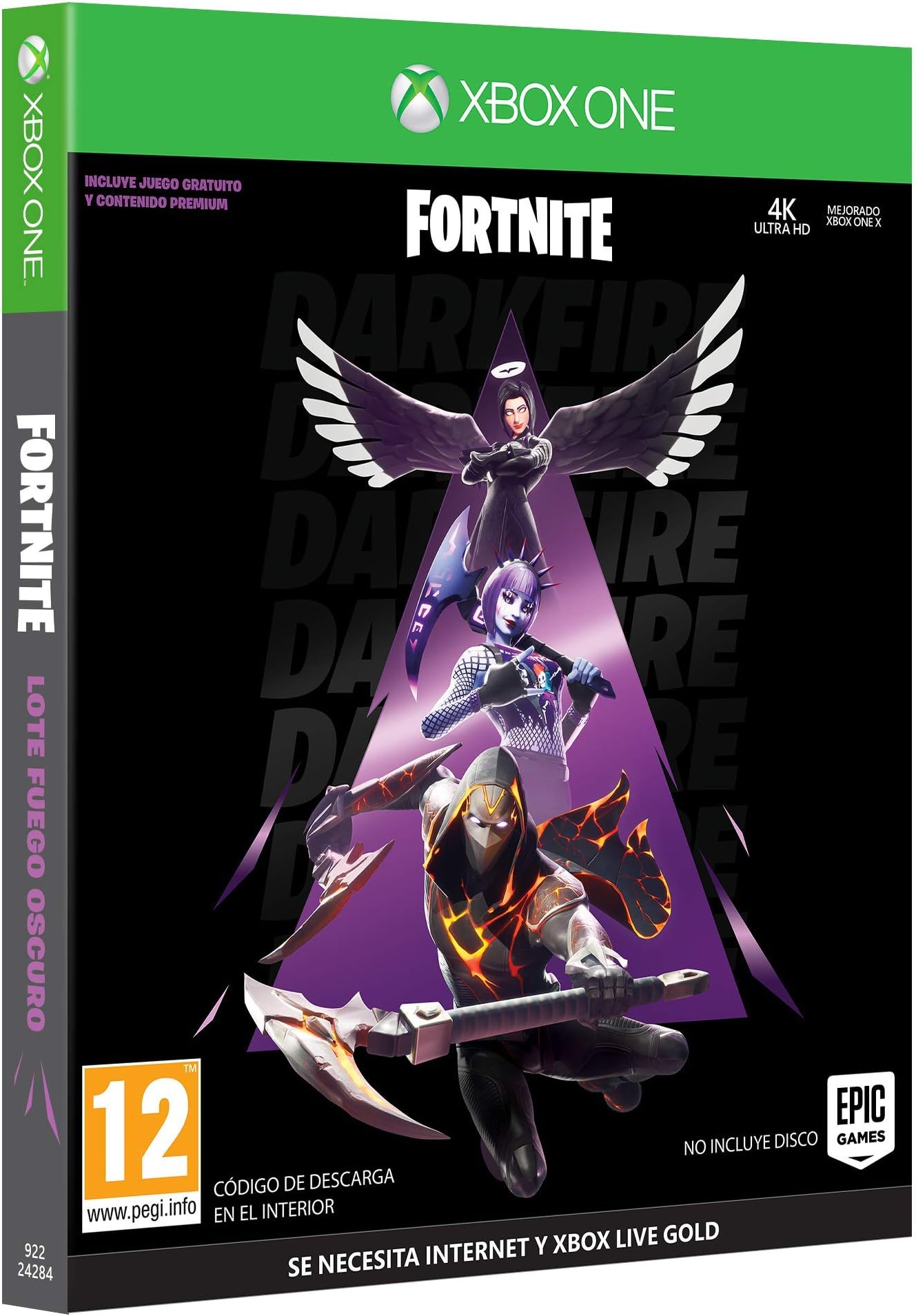 Epic Games Fortnite Darkfire Xbox One DVD