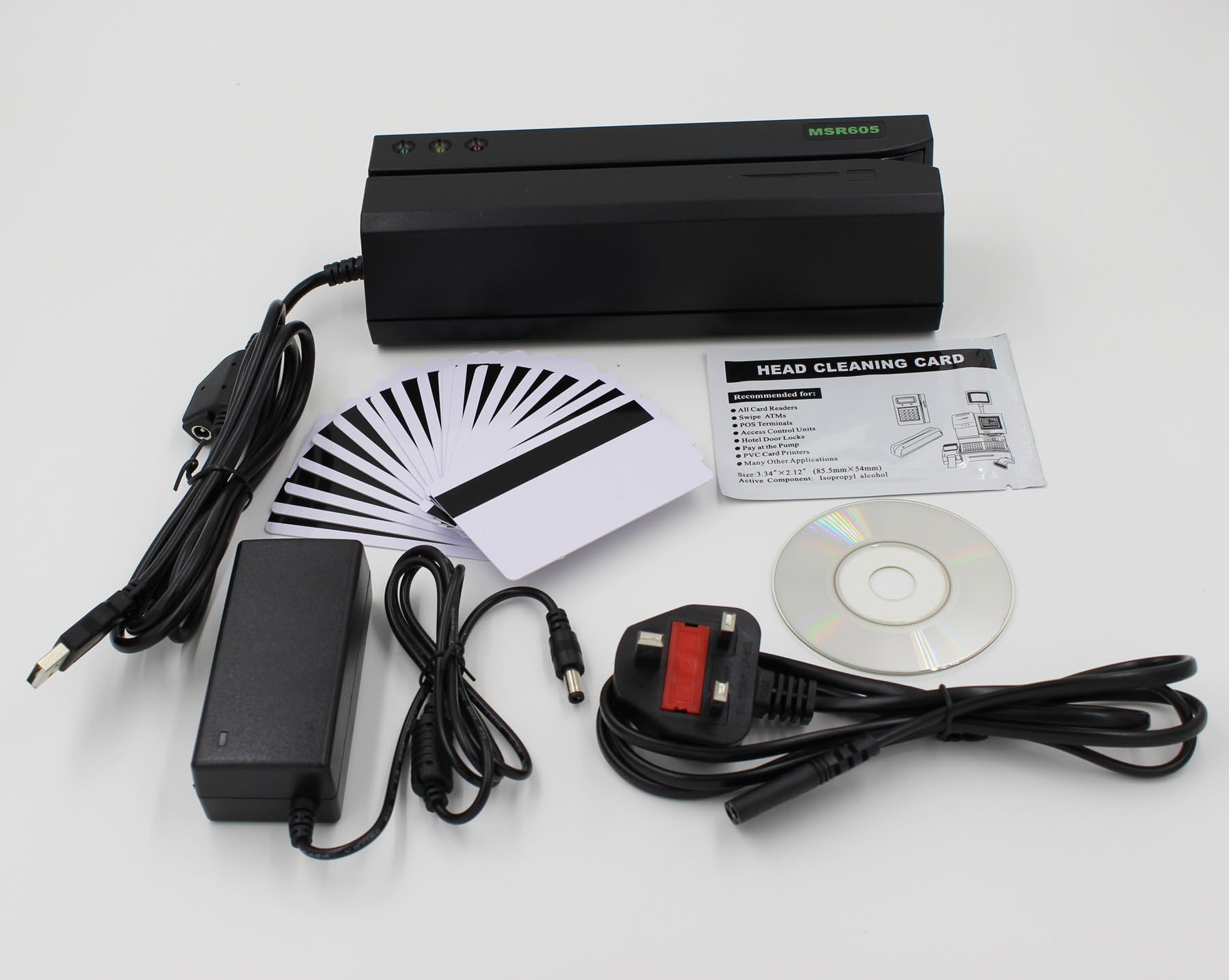 ETEKJOY MSR605 Magnetic Stripe Credit Card Reader Writer Encoder 3-Track HiCo