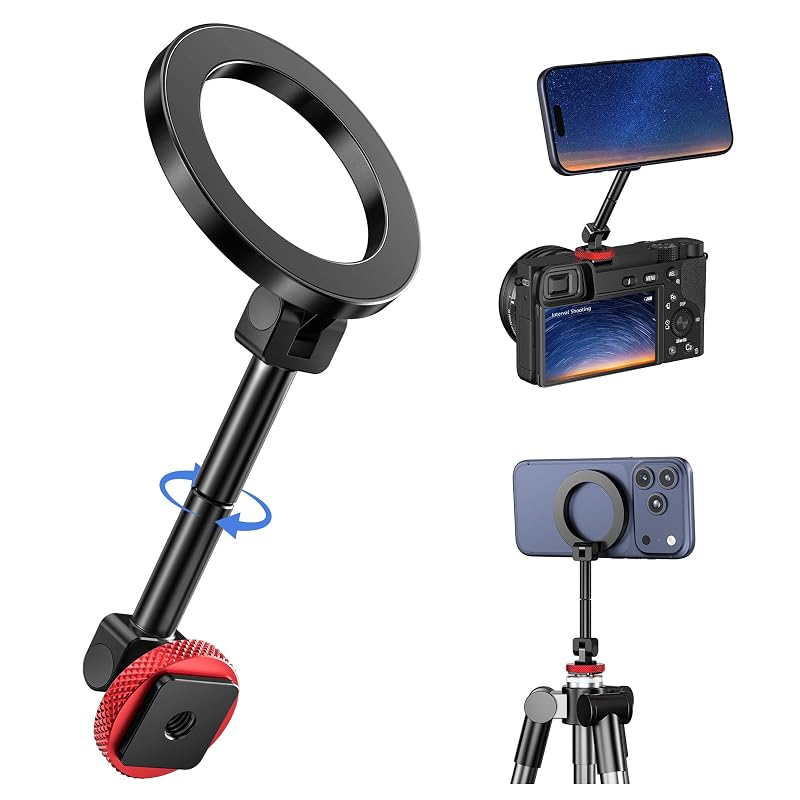 Itramax Magnetic Cold Shoe Camera Phone Mount for Magsafe Tripod Holder