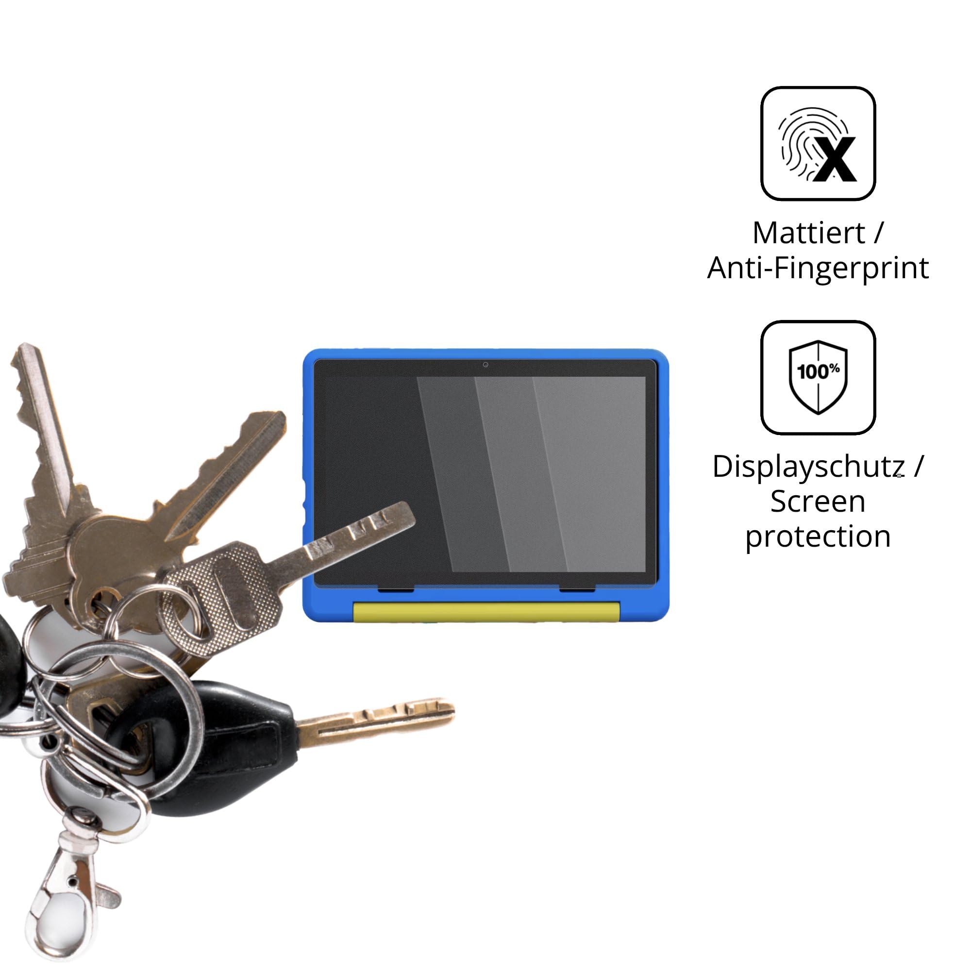 dipos Protector de Pantalla Antiespía para TT.KIDS Android 16 Kinder Tablet 10.1 Pulgada
