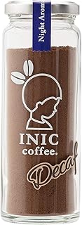 INIC coffee ナイトアロマ 瓶 55g 【豊かな深み デカフェを感じさせない本格派】【パウダーコーヒーの最高峰】【カフェイン除去率99.85%】【妊婦さんも安心】【世界のバリスタチャンピオンも採用の味わい】