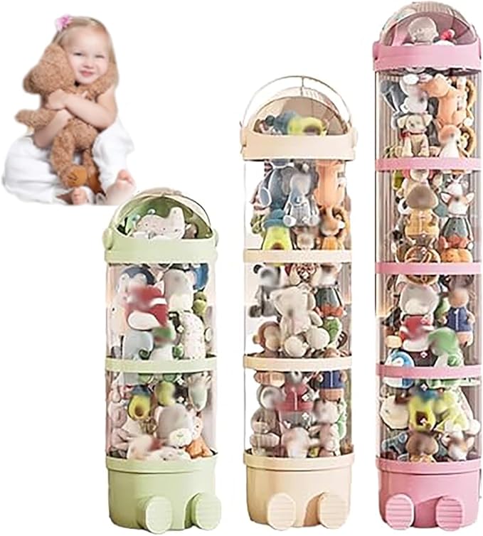 Vertical Toy Storage Tube, Stuffed Animal Storage Tube Toy