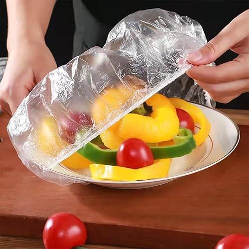 Miniatura 2 de 2023 Nueva caja de almacenamiento de película adhesiva gruesa con 200 envolturas de plástico, organizador de almacenamiento de bolsas de plástico