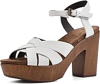 Vista 1 de WHITE MOUNTAIN Zuecos de plataforma Achiever para mujer