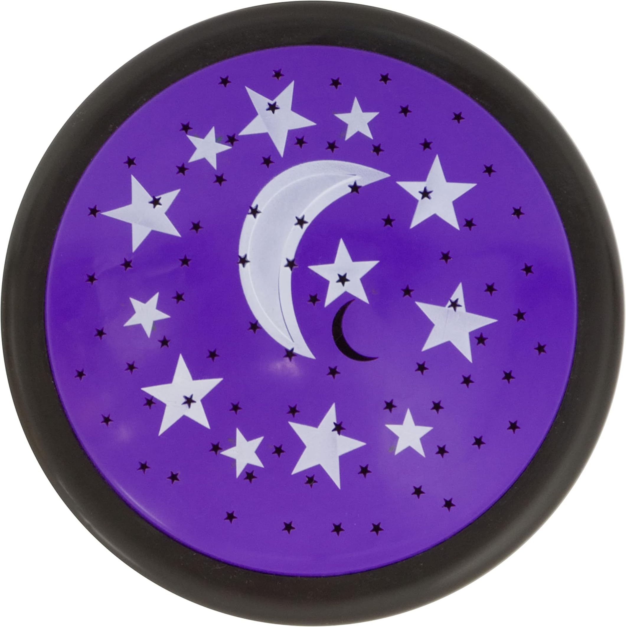 GE LED Moon and Star Projector Night Light, Battery Operated Tap Light, Ideal for Kids Bedrooms, Playrooms, and Nurseries โ 17457