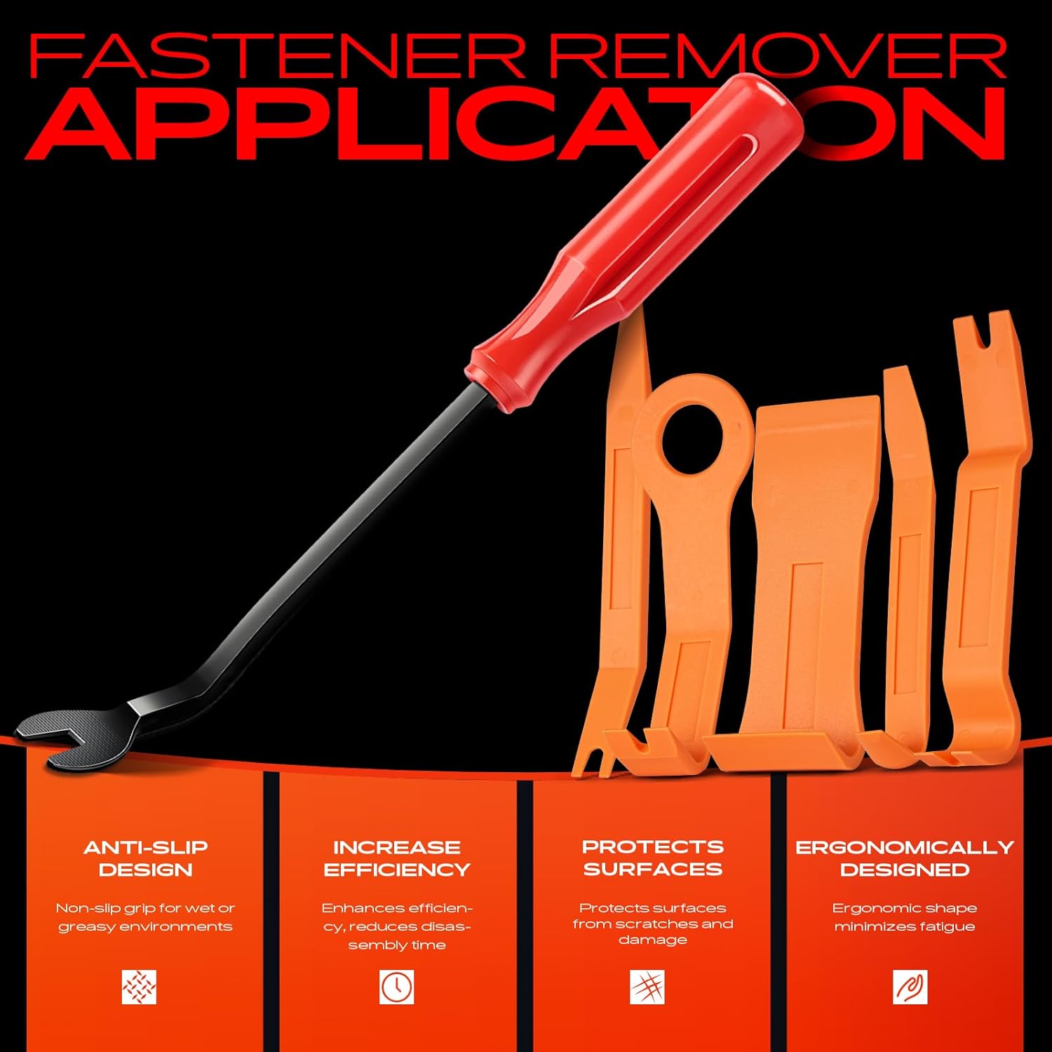 A-Premium 115 PCS 12 Sizes Car Retainer Clips Kit Compatible with Toyota Tundra 2014-2023 Front Rear Bumper Fender Grille Door Auto Push Pin Plastic Rivet Fastener Replacement Set, w/Removal Tool