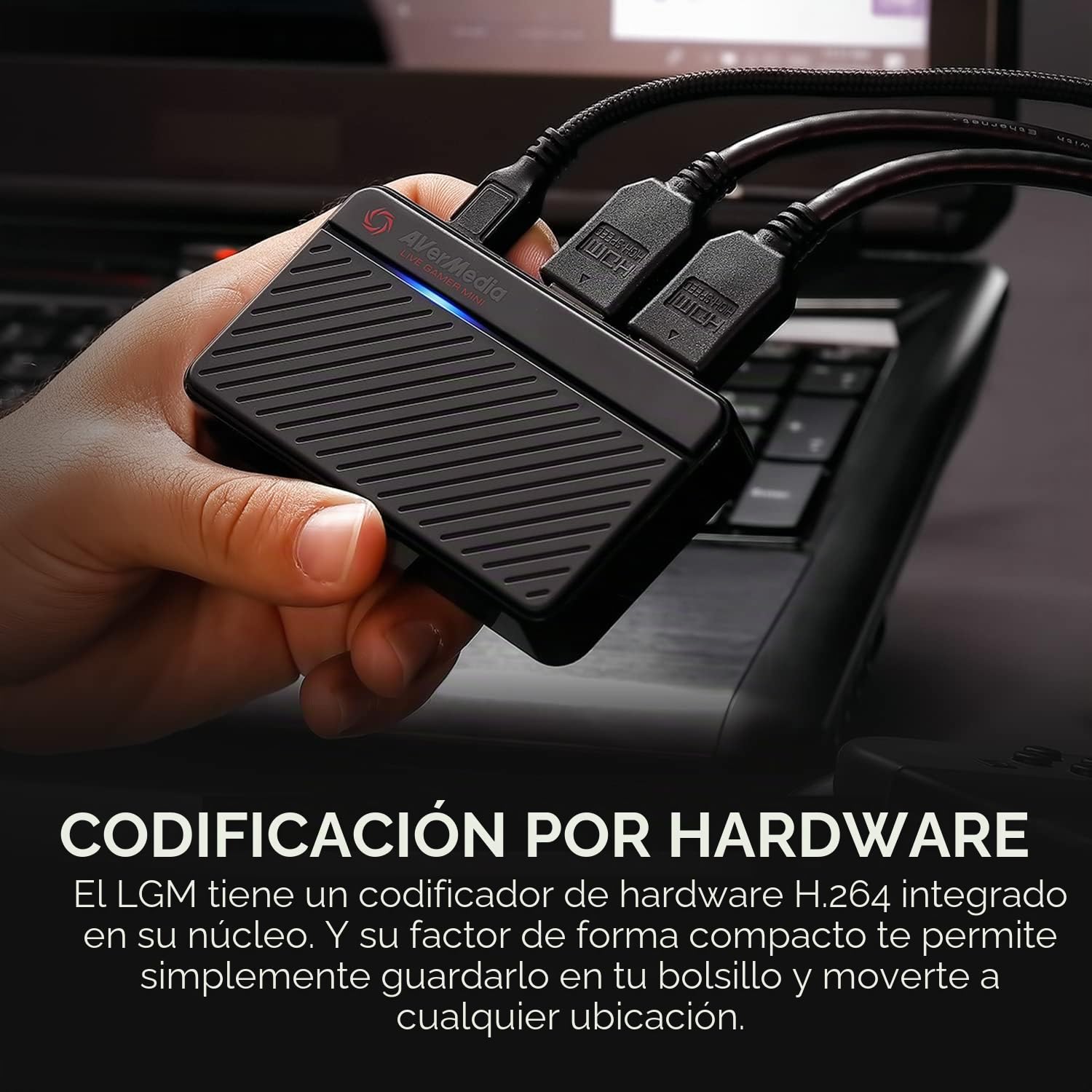 AVerMedia GC311 Live Gamer Mini - Capturadora USB 1080p60, paso Full HD, Plug & Play, streaming Switch, PS4, Xbox, OBS, YouTube, Mac, Win11
