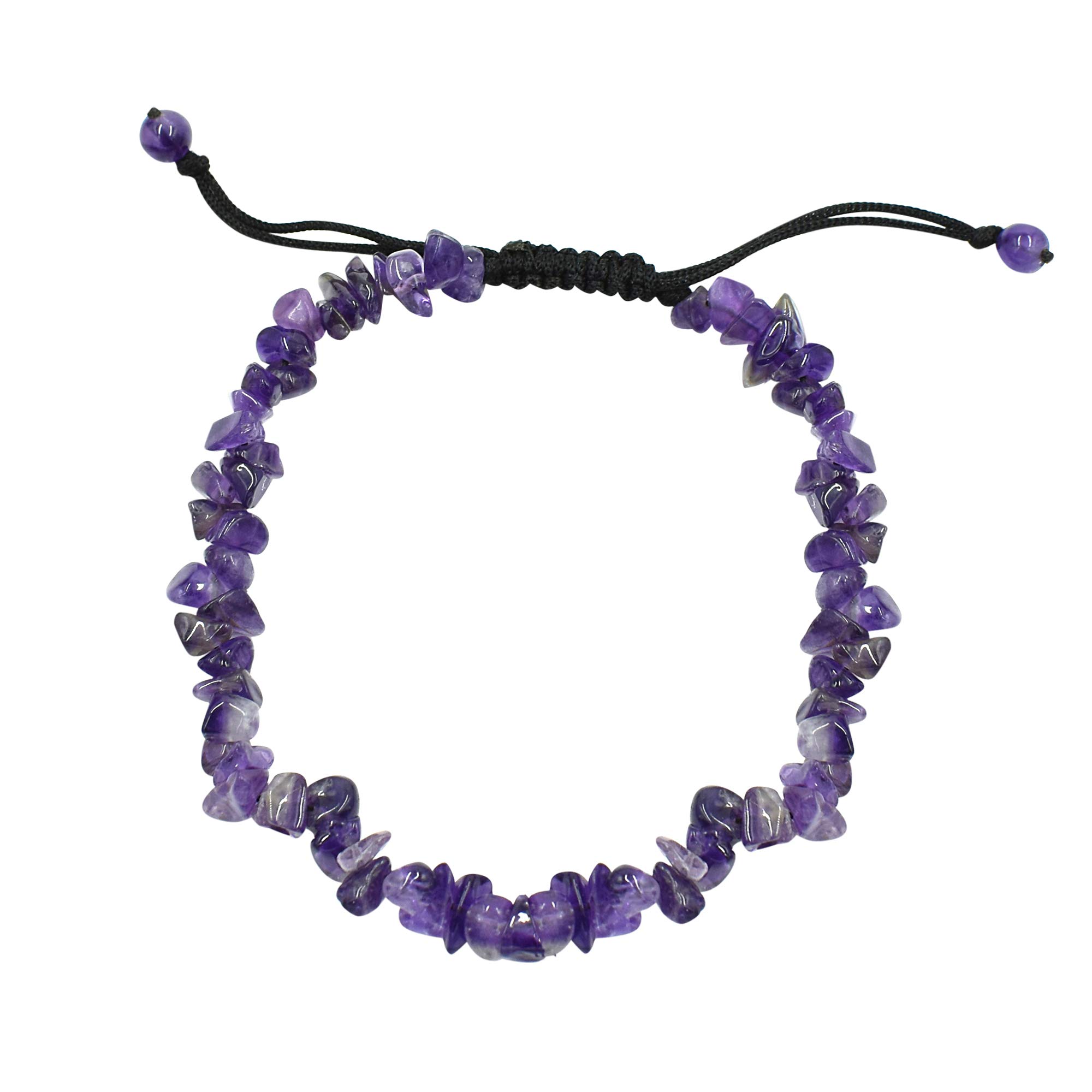 SILVESTO INDIA Natural Blue Amethyst Cut Chips Stone Adjustable Anklet For Women &Girls (1) (B0BS68WM5R) Amazon Price History, Amazon Price Tracker