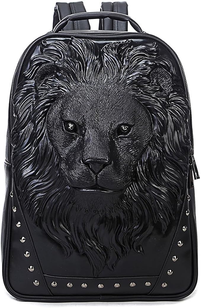 lion face backpack