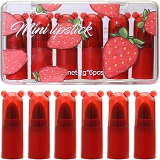 Lipstick Set Portable Long Lasting Gloss | Mini Makeup Lipstick for Women Beginners Enthusiast Family Beauty Daily Offices Evening Party