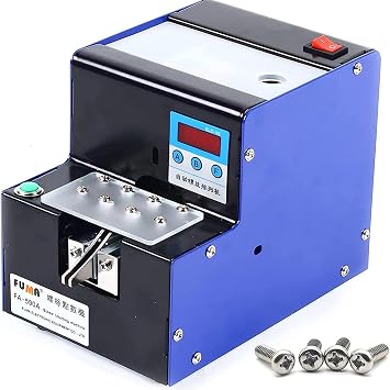 DEHIWI Automatic Screw Feeder Machine Microcomputer Screws Arranging Machine Screw Counting Machine Adjustable Track Applicable for Different Types M1-M5 Screws,Length Less Than 20mm