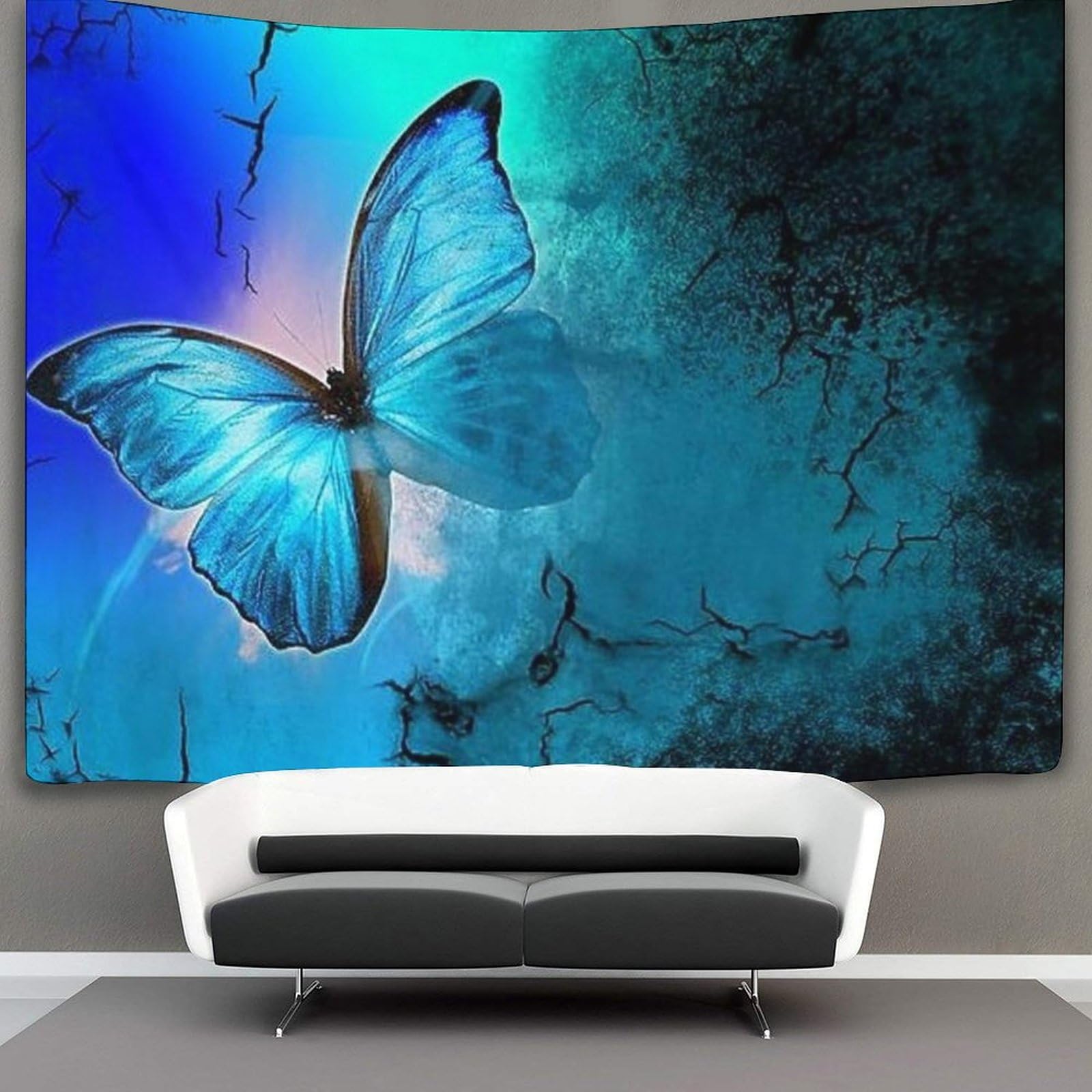 kaiyun Butterfly Tapestry Wall Hanging for Bedroom Home Decor HD Printing Living Room, Dorm 130cmx150cm