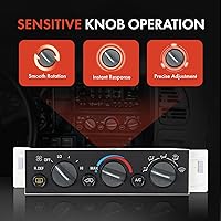 Vista 3 de A-Premium Módulo de Panel de Control de Clima de Calefacción/A/C con Desempañador de Ventana Trasera Compatible con Vehículos Chevy, Cadillac y GMC