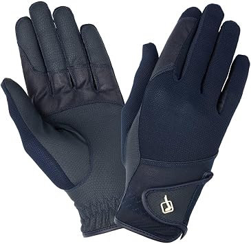 قفازات LeMieux Pro Mesh - قفازات ركوب الخيل خفيفة الوزن - راحة اليد المضادة للانزلاق - شبكة هوائية قابلة للتنفس