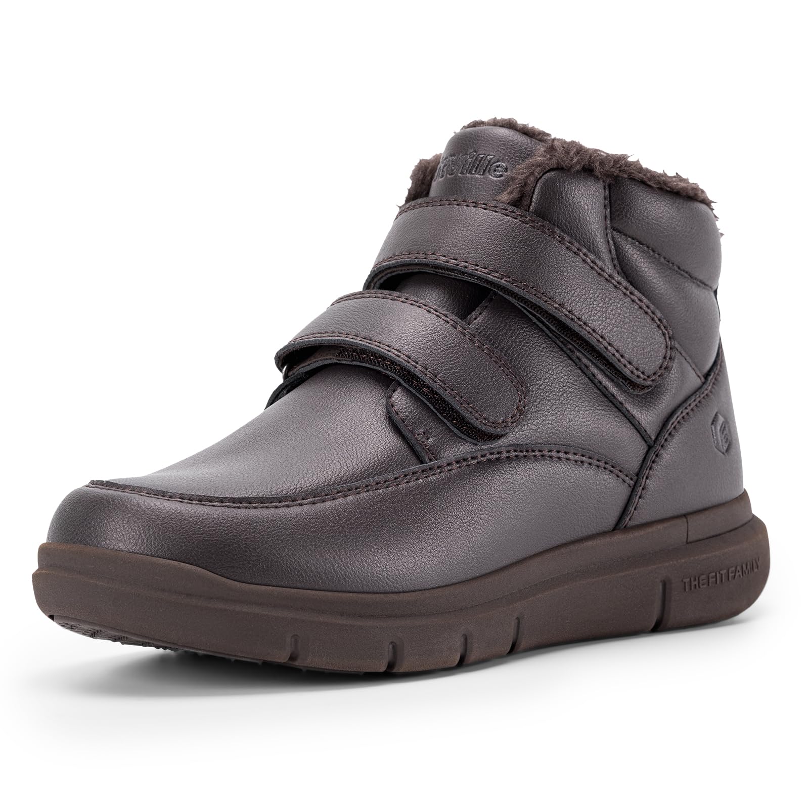 FitVille Winterschuhe Herren Extra Weit Winterstiefel Wasserdicht Schneestiefel Kurzschaft Stiefel Breit Rutschfeste Schuhe