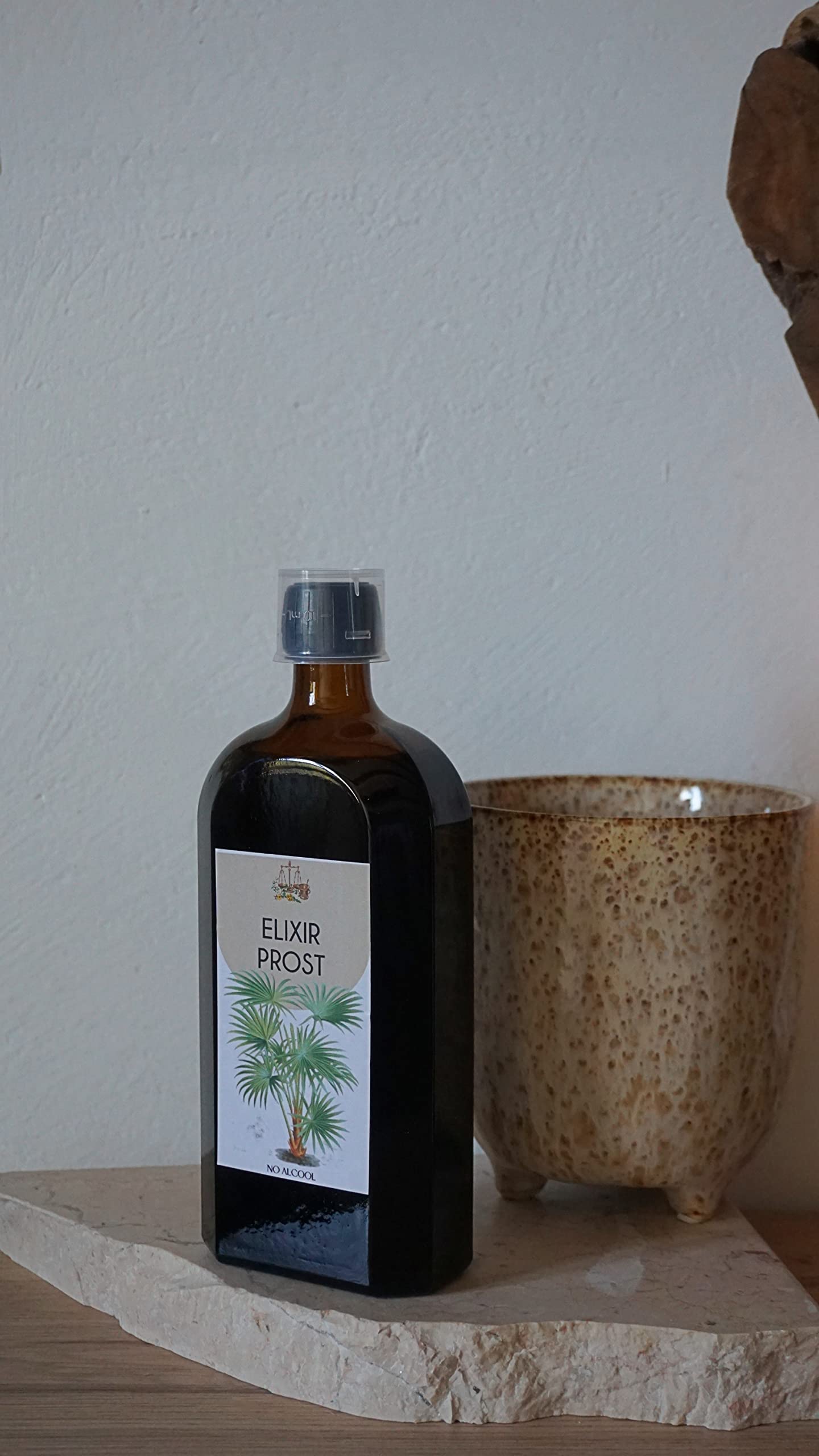 Elixir Prost 500ml I Serenoa, Ortica, Epilobio I Prostata, e minzione alterata, Integratore per la Funzionalità della Prostata