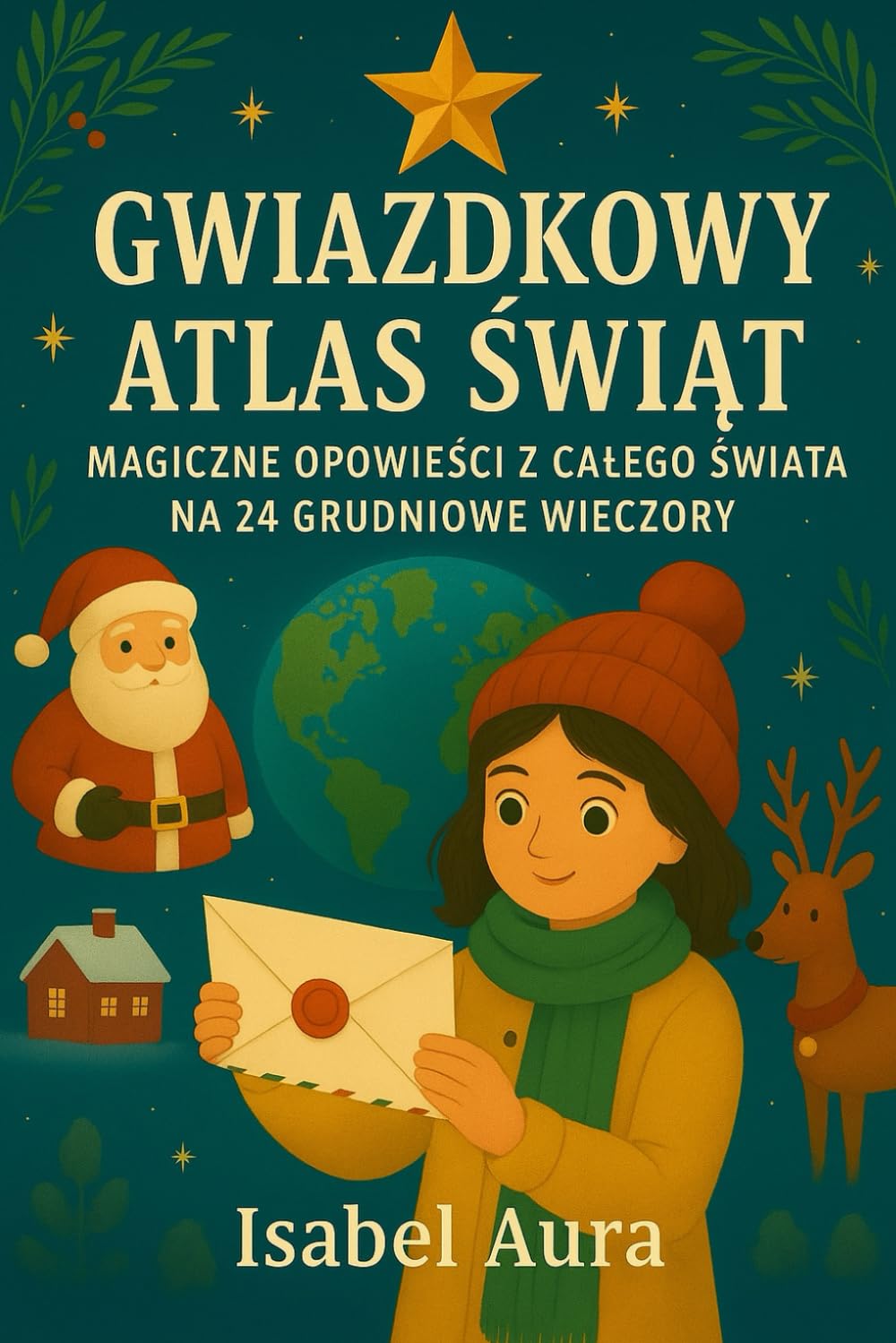 Gwiazdowy Atlas Świąt 24 magiczne opowieści z całego świata na każdy grudniowy wieczór: Idealny prezent na Święta czy Kalendarz Adwentowy, dla dzieci ... rodzin i każdego, kto kocha Boże Narodzenie