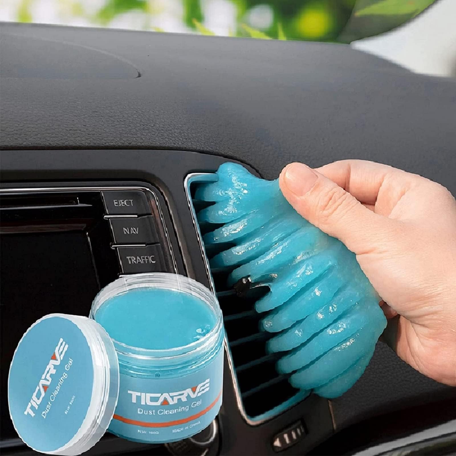TICARVE Cleaning Gel for Car Detailing Putty Auto Cleaning Universal Dust Cleaner for Laptops, Printers, Cameras,Keyboard